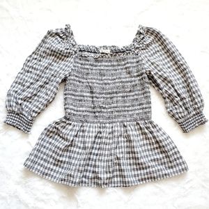 NWT MAX STUDIO Gingham Top